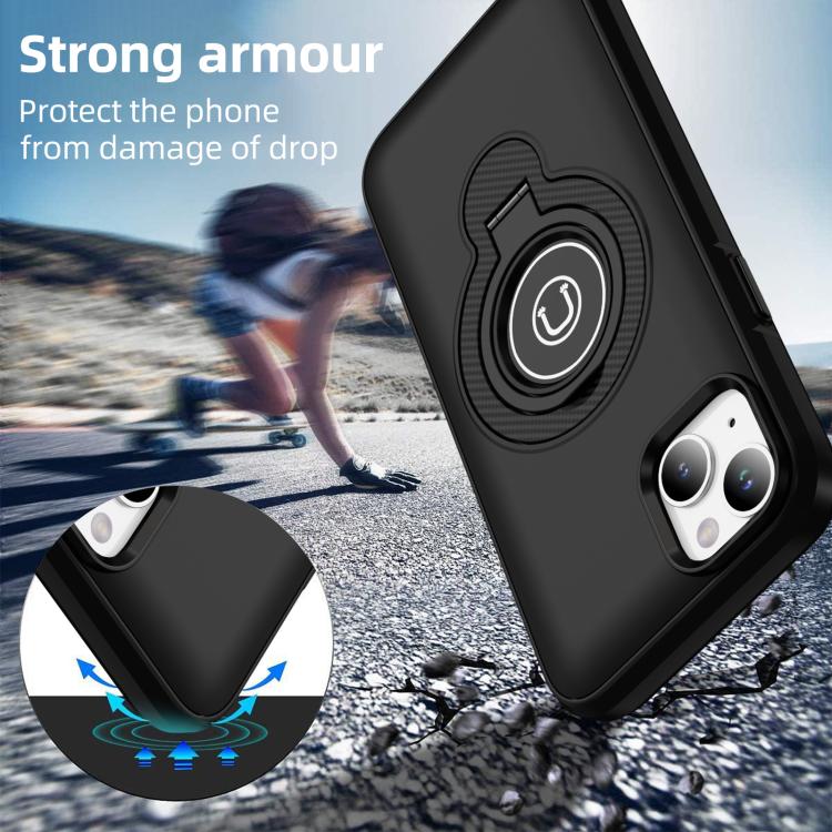 Ring Holder Magnetic Phone Case, For iPhone 14 Plus, For iPhone 14, For iPhone 14 Pro, For iPhone 14 Pro Max