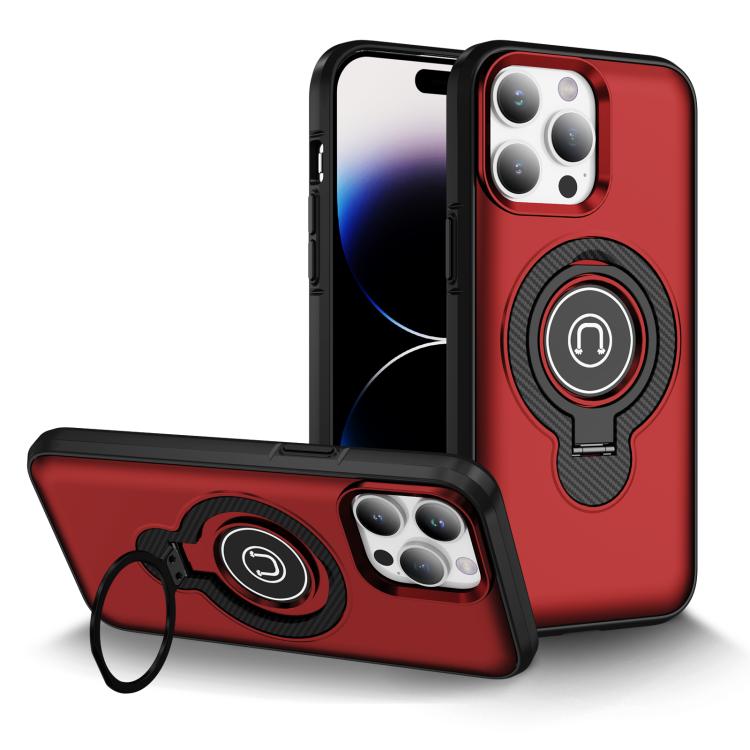 Ring Holder Magnetic Phone Case, For iPhone 14 Plus, For iPhone 14, For iPhone 14 Pro, For iPhone 14 Pro Max