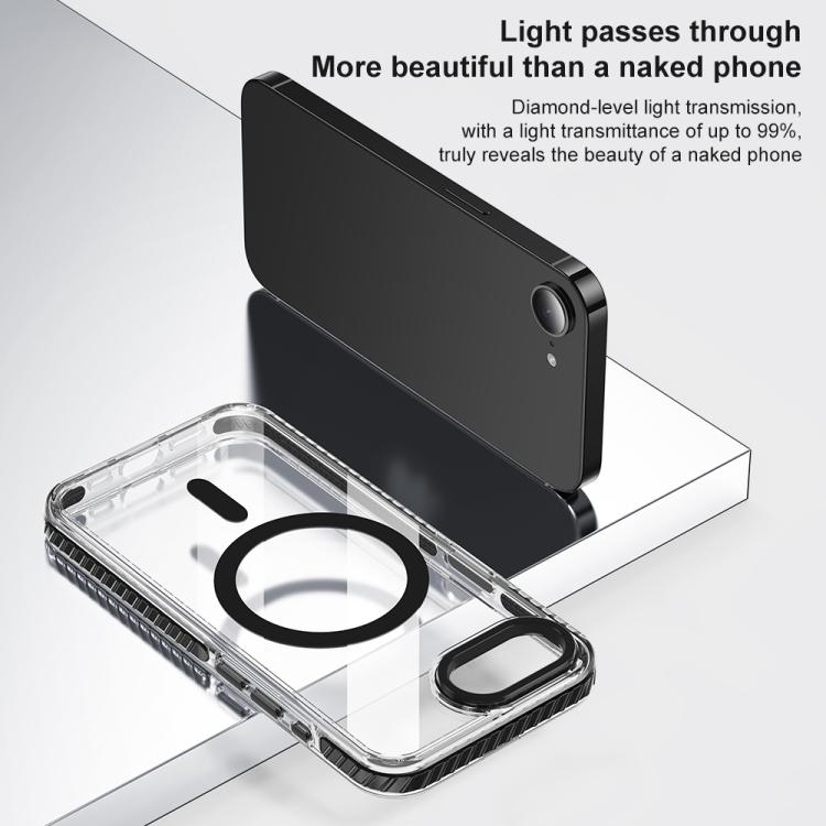 Airbag TPU + TPE+ PC Clear MagSafe Phone Case, For iPhone 16e / 17e