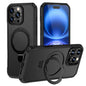 Skin Feel Magnetic Holder MagSafe Phone Case, For iPhone 17e / 16e, For iPhone 16 Pro Max, For iPhone 16 Pro, For iPhone 16 Plus