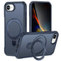 Skin Feel Magnetic Holder MagSafe Phone Case, For iPhone 17e / 16e, For iPhone 16 Pro Max, For iPhone 16 Pro, For iPhone 16 Plus