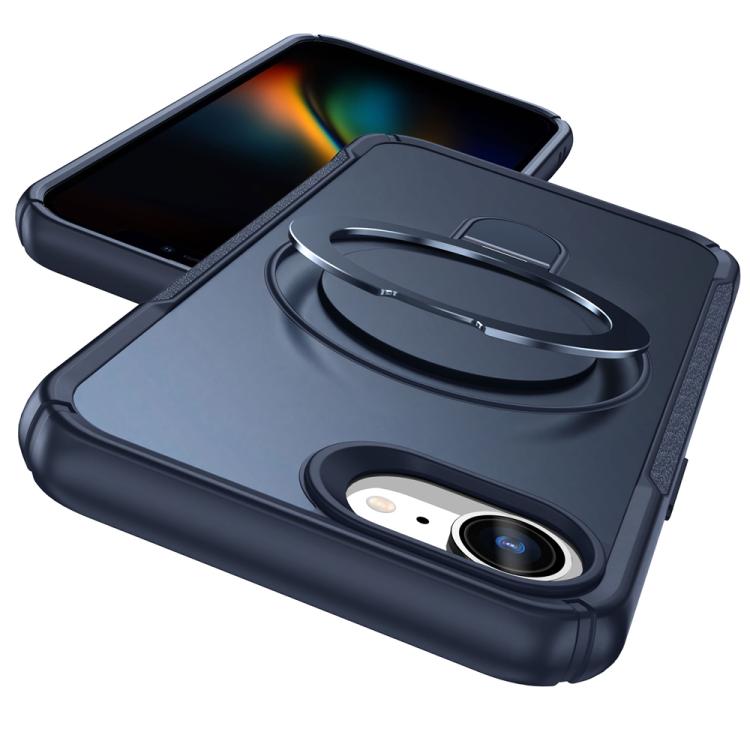 Skin Feel Magnetic Holder MagSafe Phone Case, For iPhone 17e / 16e, For iPhone 16 Pro Max, For iPhone 16 Pro, For iPhone 16 Plus