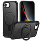 Skin Feel Magnetic Holder MagSafe Phone Case, For iPhone 17e / 16e, For iPhone 16 Pro Max, For iPhone 16 Pro, For iPhone 16 Plus