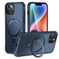 Skin Feel Magnetic Holder MagSafe Phone Case, For iPhone 15, For iPhone 14 / 13, For iPhone 14 Pro Max