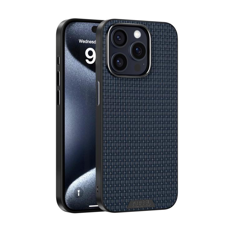 ABEEL Ruyi Pattern 6D Micro Relief MagSafe Leather Phone Case, For iPhone 16 Pro, For iPhone 16 Plus, For iPhone 16, For iPhone 15 Pro Max, For iPhone 15 Pro, For iPhone 15 Plus