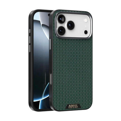 ABEEL Ruyi Pattern 6D Micro Relief MagSafe Leather Phone Case, For iPhone 18 Pro / 17 Pro, For iPhone 18 Pro Max / 17 Pro Max, For iPhone 17e / 16e, For iPhone 17, For iPhone Air, For iPhone 16 Pro Max