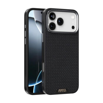 ABEEL Ruyi Pattern 6D Micro Relief MagSafe Leather Phone Case, For iPhone 18 Pro / 17 Pro, For iPhone 18 Pro Max / 17 Pro Max, For iPhone 17e / 16e, For iPhone 17, For iPhone Air, For iPhone 16 Pro Max