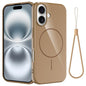 Glossy TPU Shockproof MagSafe Phone Case with Lanyard, For iPhone 16 Pro, For iPhone 16 Plus, For iPhone 16, For iPhone 15 Pro Max, For iPhone 15 Pro, For iPhone 15 Plus