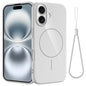 Glossy TPU Shockproof MagSafe Phone Case with Lanyard, For iPhone 16 Pro, For iPhone 16 Plus, For iPhone 16, For iPhone 15 Pro Max, For iPhone 15 Pro, For iPhone 15 Plus