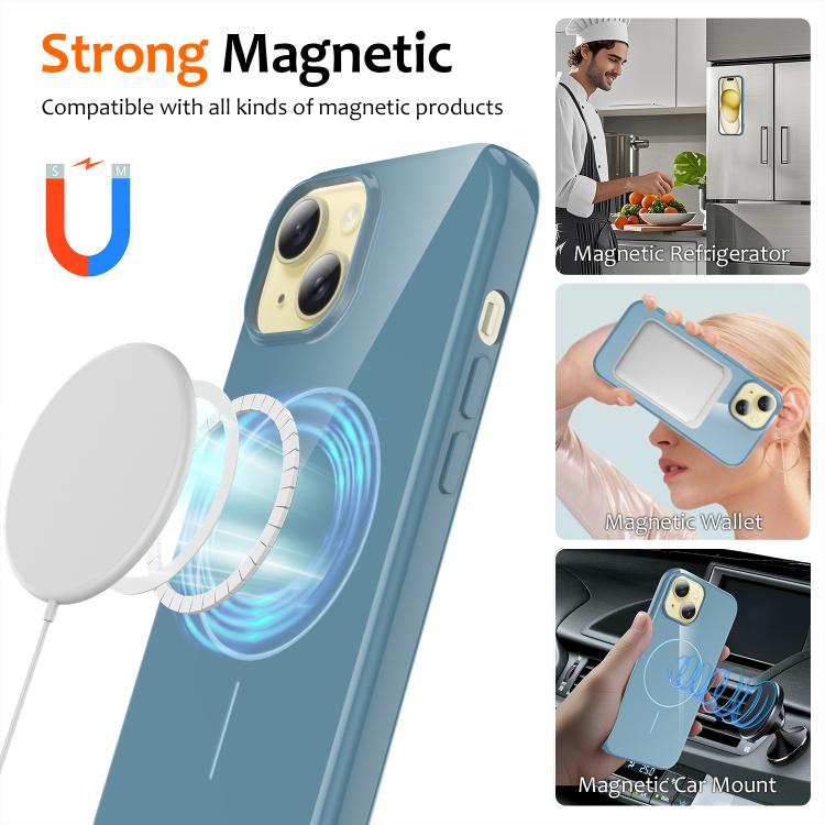 Glossy TPU Shockproof MagSafe Phone Case with Lanyard, For iPhone 15, For iPhone 14 Plus, For iPhone 14, For iPhone 14 Pro, For iPhone 14 Pro Max, For iPhone 13 Pro Max