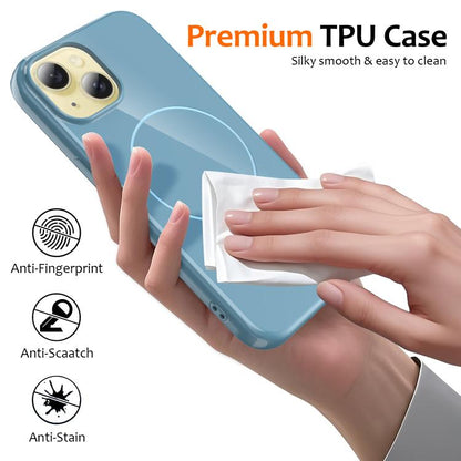 Glossy TPU Shockproof MagSafe Phone Case with Lanyard, For iPhone 15, For iPhone 14 Plus, For iPhone 14, For iPhone 14 Pro, For iPhone 14 Pro Max, For iPhone 13 Pro Max