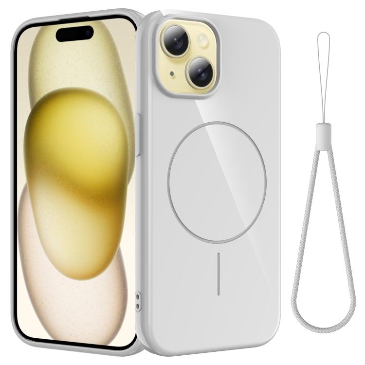 Glossy TPU Shockproof MagSafe Phone Case with Lanyard, For iPhone 13 Pro, For iPhone 13