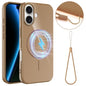 Glossy TPU Shockproof MagSafe Phone Case with Lanyard, For iPhone 17e / 16e, For iPhone 17 Pro Max, For iPhone 17 Pro, For iPhone 17, For iPhone Air, For iPhone 16 Pro Max