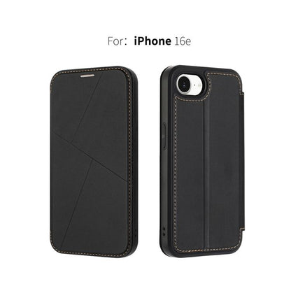 Magnetic Armor Series RFID Card Slots Leather Phone Case, For iPhone 17e / 16e