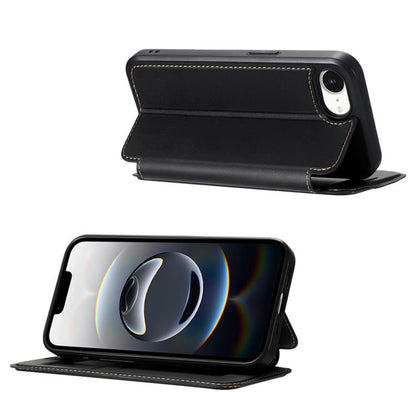 Magnetic Armor Series RFID Card Slots Leather Phone Case, For iPhone 17e / 16e