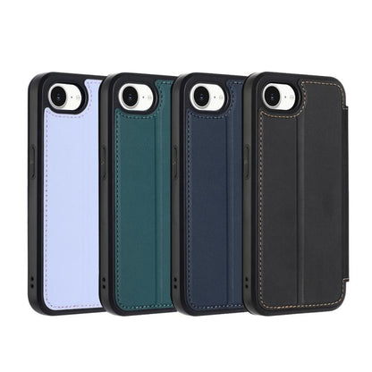 Magnetic Armor Series RFID Card Slots Leather Phone Case, For iPhone 17e / 16e