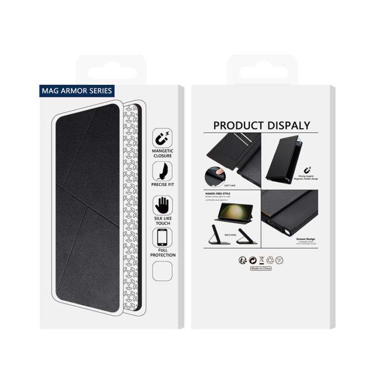 Magnetic Armor Series RFID Card Slots Leather Phone Case, For iPhone 17e / 16e
