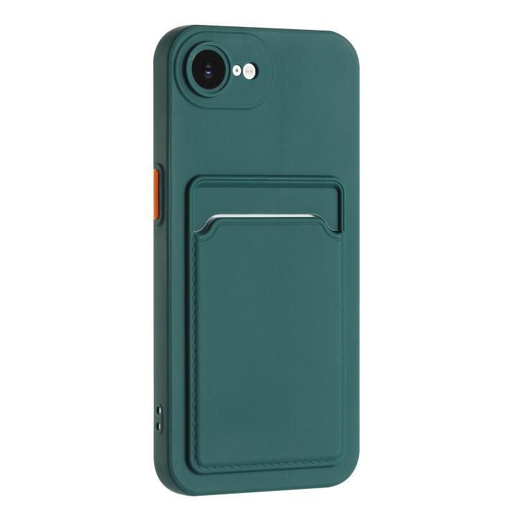 Skin Feel Card Contrast Color Button TPU Phone Case, For iPhone 17e / 16e