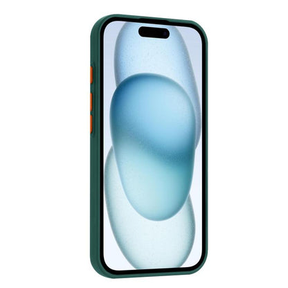 Skin Feel Card Contrast Color Button TPU Phone Case, For iPhone 17e / 16e