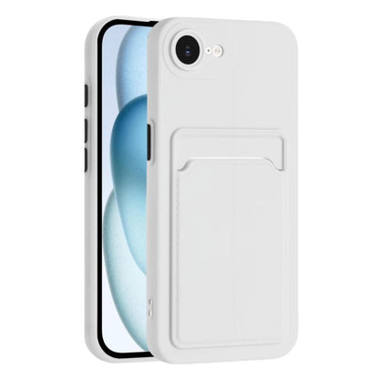 Skin Feel Card Contrast Color Button TPU Phone Case, For iPhone 17e / 16e