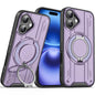 Rotating Ring Holder Magnetic MagSafe Phone Case, For iPhone 16, For iPhone 15 Pro Max, For iPhone 15 Pro, For iPhone 15 Plus