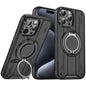 Rotating Ring Holder Magnetic MagSafe Phone Case, For iPhone 16, For iPhone 15 Pro Max, For iPhone 15 Pro, For iPhone 15 Plus