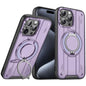 Rotating Ring Holder Magnetic MagSafe Phone Case, For iPhone 16, For iPhone 15 Pro Max, For iPhone 15 Pro, For iPhone 15 Plus