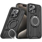 Rotating Ring Holder Magnetic MagSafe Phone Case, For iPhone 16, For iPhone 15 Pro Max, For iPhone 15 Pro, For iPhone 15 Plus
