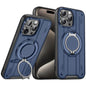 Rotating Ring Holder Magnetic MagSafe Phone Case, For iPhone 16, For iPhone 15 Pro Max, For iPhone 15 Pro, For iPhone 15 Plus