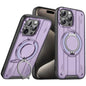Rotating Ring Holder Magnetic MagSafe Phone Case, For iPhone 16, For iPhone 15 Pro Max, For iPhone 15 Pro, For iPhone 15 Plus