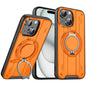 Rotating Ring Holder Magnetic MagSafe Phone Case, For iPhone 16, For iPhone 15 Pro Max, For iPhone 15 Pro, For iPhone 15 Plus