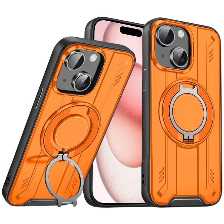 Rotating Ring Holder Magnetic MagSafe Phone Case, For iPhone 15, For iPhone 14 Plus, For iPhone 14, For iPhone 14 Pro