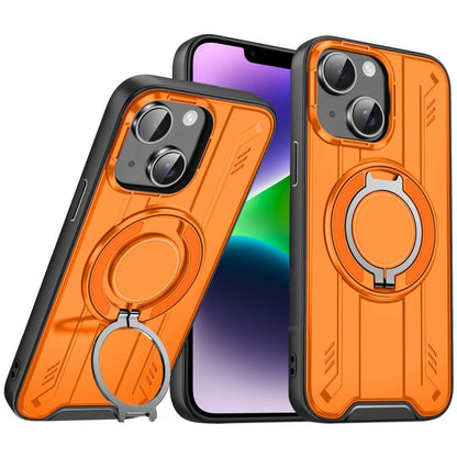 Rotating Ring Holder Magnetic MagSafe Phone Case, For iPhone 15, For iPhone 14 Plus, For iPhone 14, For iPhone 14 Pro