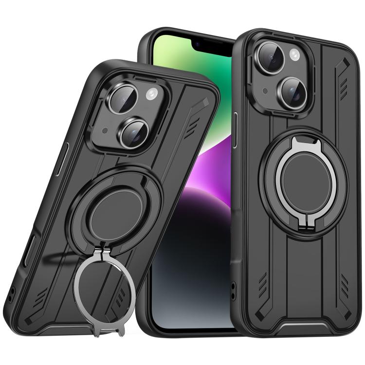 Rotating Ring Holder Magnetic MagSafe Phone Case, For iPhone 15, For iPhone 14 Plus, For iPhone 14, For iPhone 14 Pro