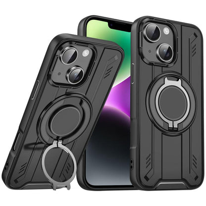 Rotating Ring Holder Magnetic MagSafe Phone Case, For iPhone 15, For iPhone 14 Plus, For iPhone 14, For iPhone 14 Pro