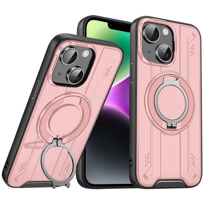 Rotating Ring Holder Magnetic MagSafe Phone Case, For iPhone 15, For iPhone 14 Plus, For iPhone 14, For iPhone 14 Pro