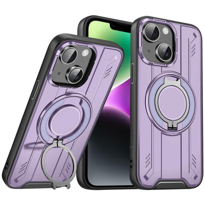 Rotating Ring Holder Magnetic MagSafe Phone Case, For iPhone 15, For iPhone 14 Plus, For iPhone 14, For iPhone 14 Pro