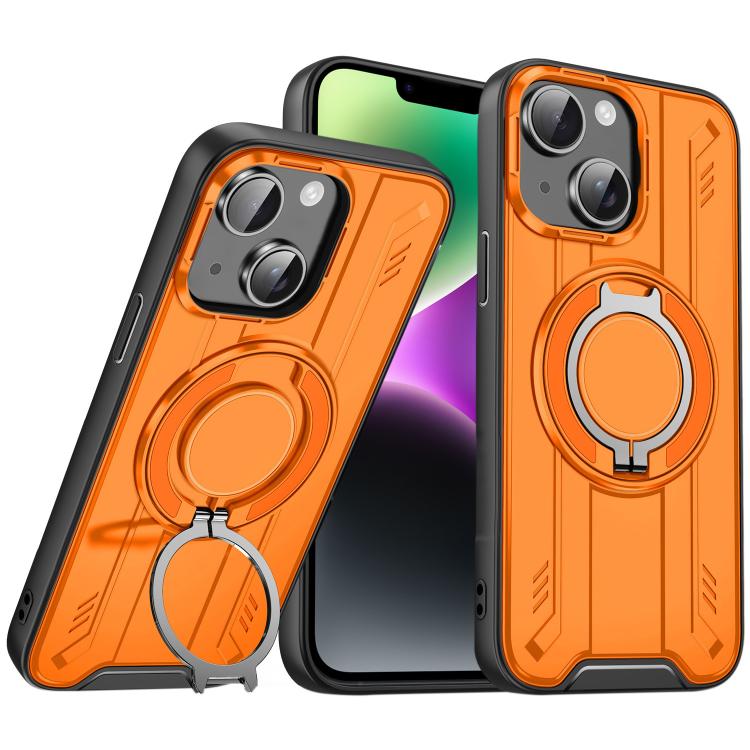 Rotating Ring Holder Magnetic MagSafe Phone Case, For iPhone 15, For iPhone 14 Plus, For iPhone 14, For iPhone 14 Pro