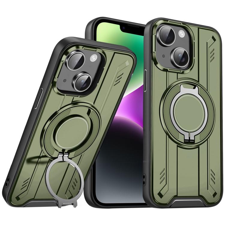 Rotating Ring Holder Magnetic MagSafe Phone Case, For iPhone 15, For iPhone 14 Plus, For iPhone 14, For iPhone 14 Pro