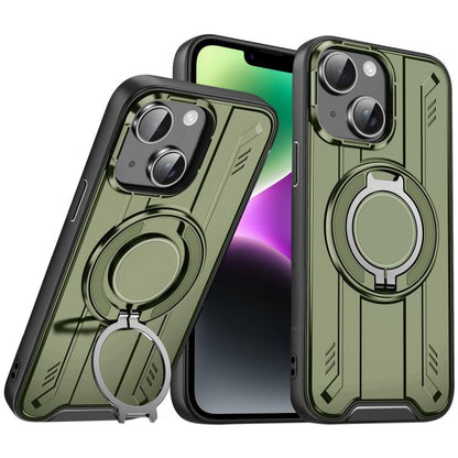 Rotating Ring Holder Magnetic MagSafe Phone Case, For iPhone 15, For iPhone 14 Plus, For iPhone 14, For iPhone 14 Pro