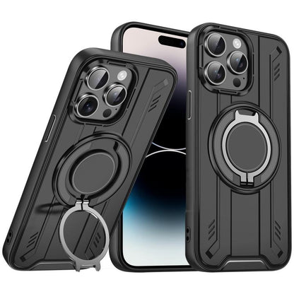 Rotating Ring Holder Magnetic MagSafe Phone Case, For iPhone 15, For iPhone 14 Plus, For iPhone 14, For iPhone 14 Pro