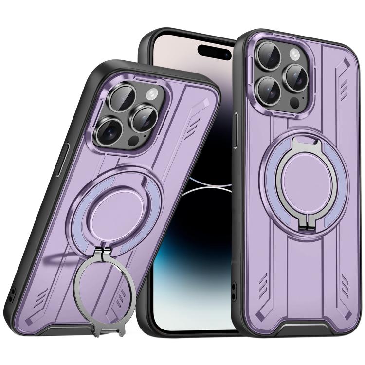 Rotating Ring Holder Magnetic MagSafe Phone Case, For iPhone 15, For iPhone 14 Plus, For iPhone 14, For iPhone 14 Pro