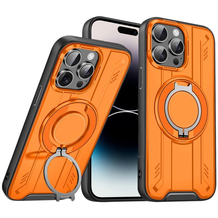 Rotating Ring Holder Magnetic MagSafe Phone Case, For iPhone 15, For iPhone 14 Plus, For iPhone 14, For iPhone 14 Pro