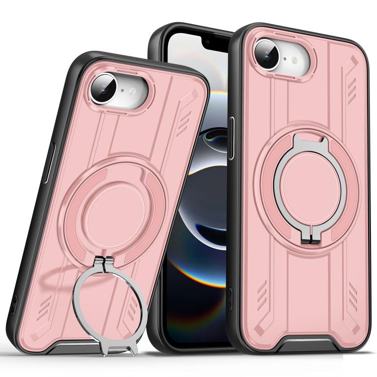 Rotating Ring Holder Magnetic MagSafe Phone Case, For iPhone 17e / 16e, For iPhone 16 Pro Max, For iPhone 16 Pro, For iPhone 16 Plus