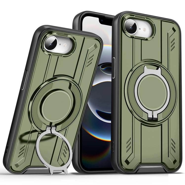 Rotating Ring Holder Magnetic MagSafe Phone Case, For iPhone 17e / 16e, For iPhone 16 Pro Max, For iPhone 16 Pro, For iPhone 16 Plus