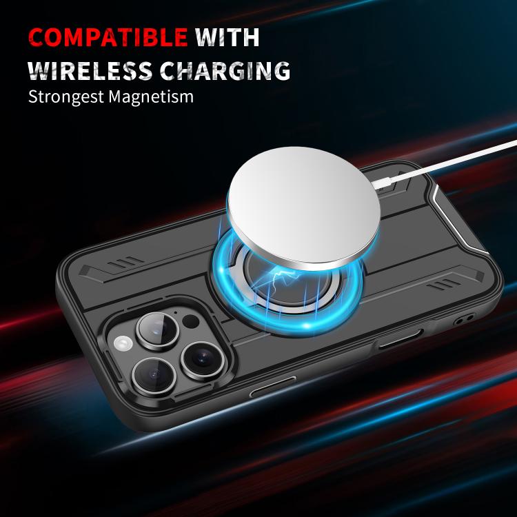 Rotating Ring Holder Magnetic MagSafe Phone Case, For iPhone 16, For iPhone 15 Pro Max, For iPhone 15 Pro, For iPhone 15 Plus