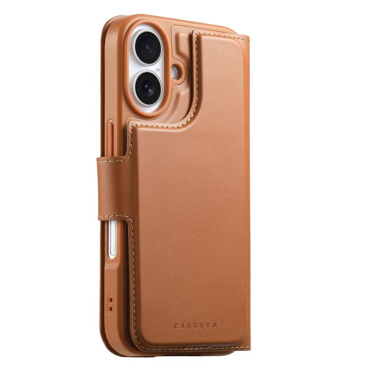 CaseNeo Finger Grip Strap MagSafe Leather Phone Case, For iPhone 16, For iPhone 15 Pro Max, For iPhone 15 Pro, For iPhone 15 Plus / 14 Plus