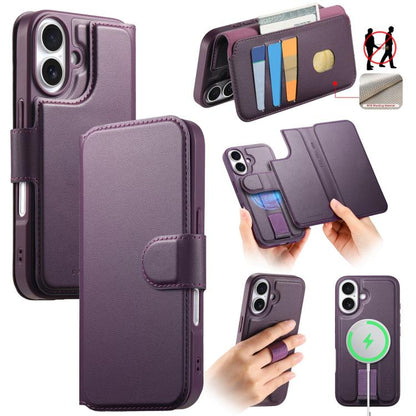 CaseNeo Finger Grip Strap MagSafe Leather Phone Case, For iPhone 16, For iPhone 15 Pro Max, For iPhone 15 Pro, For iPhone 15 Plus / 14 Plus