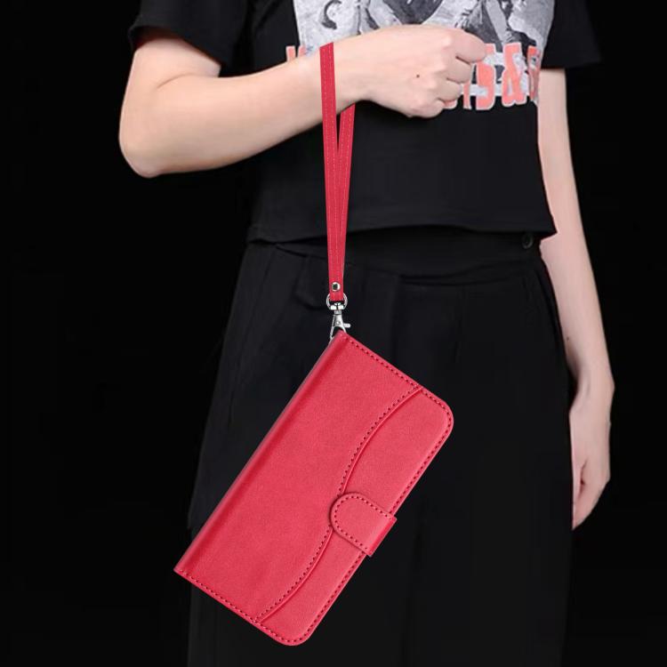 Dual-Folded S-shape Leather Phone Case, For iPhone 17e / 16e, For iPhone 17 Pro Max, For iPhone 17 Pro, For iPhone 17