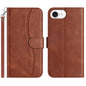 Dual-Folded S-shape Leather Phone Case, For iPhone 17e / 16e, For iPhone 17 Pro Max, For iPhone 17 Pro, For iPhone 17